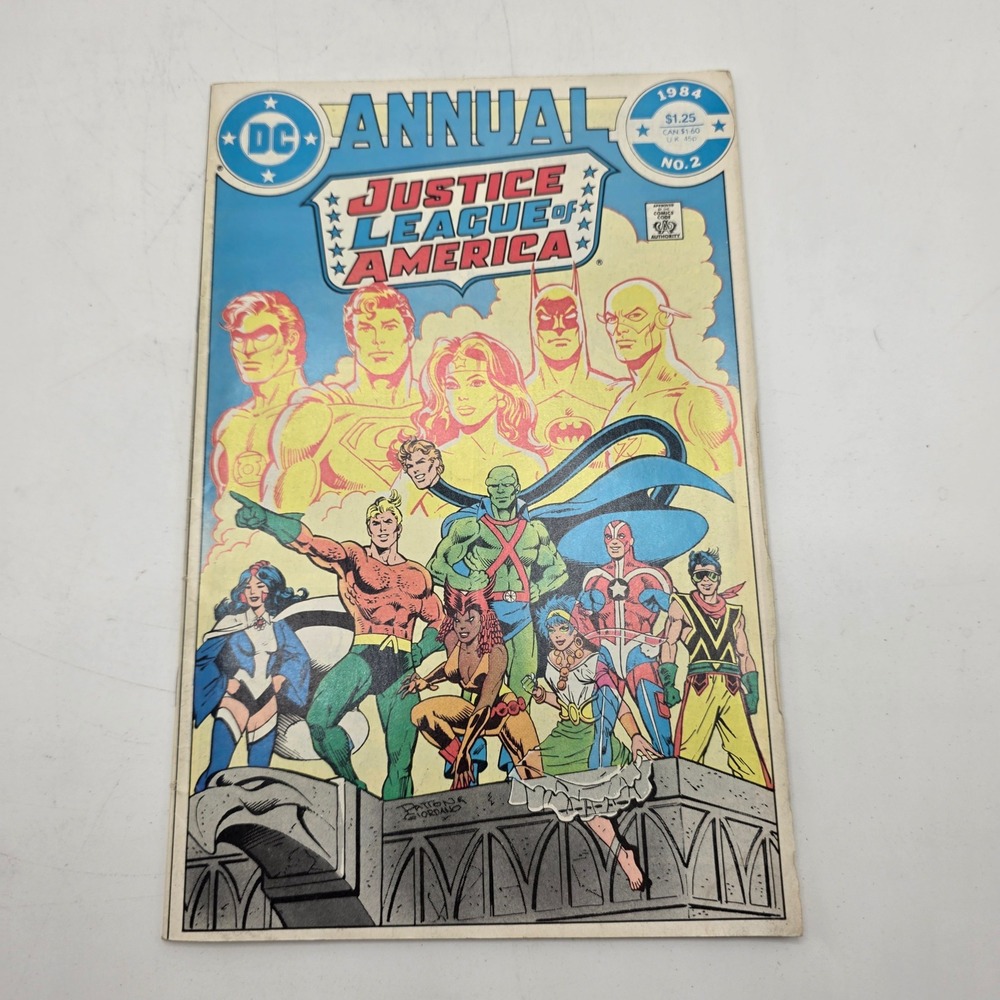 DC Justice League of America Annual 2 1984 1st Vibe Gypsy Steel Copper Age JLA